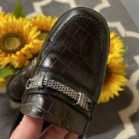 Vintage Brighton Slide-on Leather Shoes Made in Italy - Picture 6 of 14